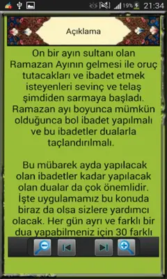 Ramazanda Her Güne Bir Dua android App screenshot 3